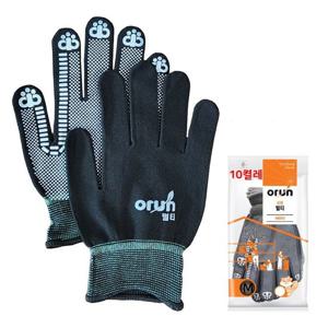 오런 도트멀티장갑 M 10켤레 포장 공장 작업용장갑