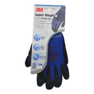 캠핑 3M 슈퍼터프 슈퍼슬림 안전장갑L(로얄블루)
