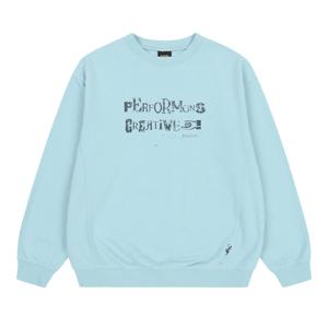 [블루테일]AZA3TS02MT빈티지 레터링 민트 스웻셔츠