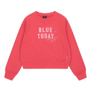 [블루테일]AZA4TS03RD블루 레터링 레드 스웻셔츠