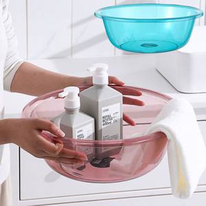 투명 세수 세숫 목욕 대야 바가지 양동이 고무 다라이