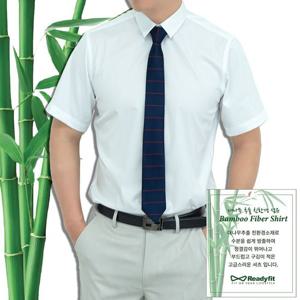 구김없는 천연소재 뱀부원단 냉감 스판 긴팔 와이셔츠