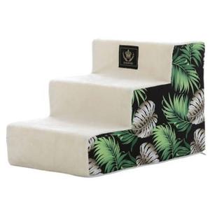 애견 스텝 몬스테라 3단 1P 강아지계단 발판 침대 애견스텝