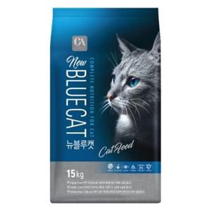 고양이 사료 뉴 블루캣 15kg 고양이건식사료