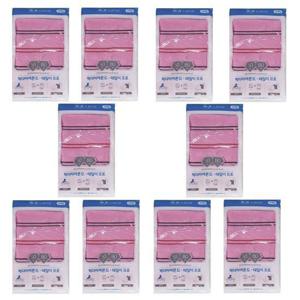 송월 빅 다이아몬드 때밀이 프로 분홍 (50/80) 10매 노랑타월