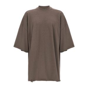 릭오웬스 토미 T 헤비 코튼 저지 티셔츠 RU01E5283BA 34