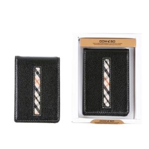 남성 가죽 머니클립 지폐 카드 수납 지갑 오플