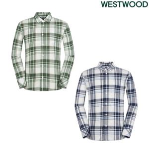 [웨스트우드]남성 봄 우븐 체크 셔츠 WO1MCTW417