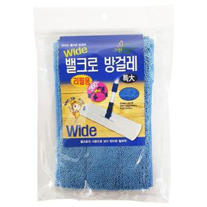 비젼 와이드 찍찍이방걸레 (리필 특대1p) 초극세사
