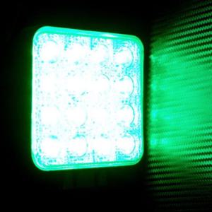 12V 24V겸용 48W 방수 그린LED서치라이트 집어