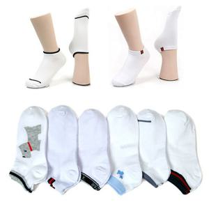 여성 패션 인기 발목 양말 흰색계열 랜덤 5켤레 묶음