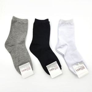 여자패션양말 인따르시아 무지 중목양말 5켤레묶음