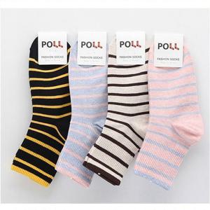 여자 예쁜 컬러 골지 가는링글 패션 삭스 3켤레 묶음