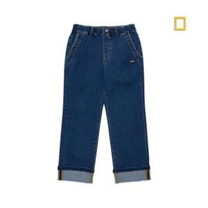 내셔널지오그래픽키즈  (K251UPT040) 일자핏 데님 팬츠 스판 청바지