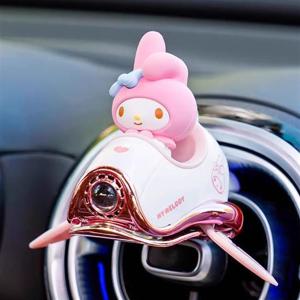 산리오 비행기 LED 차량용 방향제-마이멜로디 캐릭터피규어
