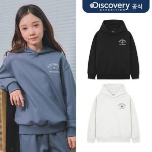 [디스커버리] 키즈 아웃도어 스몰 그래픽 트레이닝 후드티셔츠 3종 택1