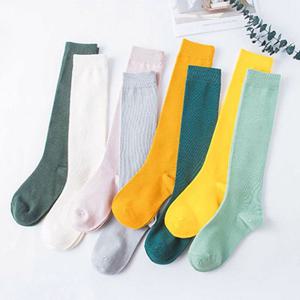 날씬한 핏 비비드 컬러 니삭스