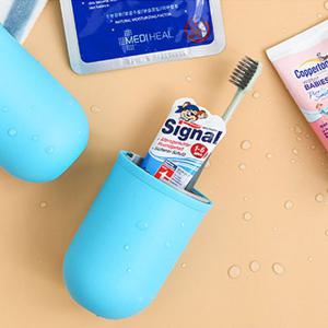 여행 욕실 사무실 위생적인 칫솔치약보관 4PCS 양치컵