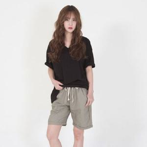 5부 마반바지 린넨바지 여자 여름팬츠 시원한 바지