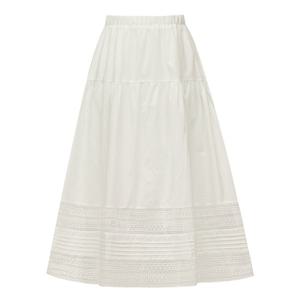 FOCUS  레이스배색코튼롱스커트 PBINF5S1SK8111