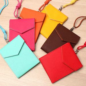 지갑형 목걸이 카드지갑 명함 교통 카드 홀더 케이스