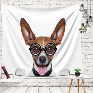 안경낀비글 패브릭 가림막 포스터 (대)150X130