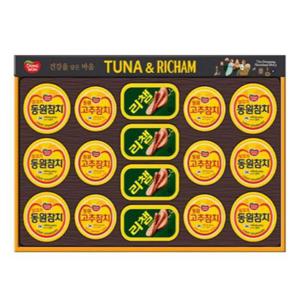 설선물세트 동원 튜나리챔 64호 선물세트(1세트) 참치 식용유 참