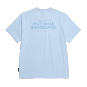 내셔널지오그래픽 N252UTS830 스몰로고 그래픽 반팔 티셔츠 L/BLUE