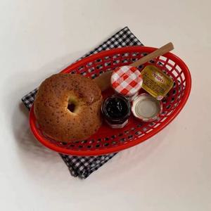 햄버거 디저트 간식 과자 빵 진열 트레이 토스트 KK0133