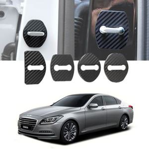 차량용품 도어스트라이커 제네시스 DH 전용 커버 카본