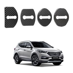 자동차용품 싼타페DM더프라임 도어스트라이커 커버 카본