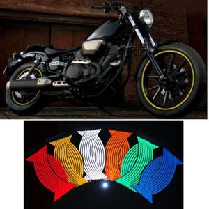 휠스티커 오토바이 반사테이프 데칼 림 자전거 바퀴 데칼