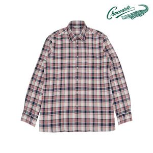 [크로커다일] 목사 포인트 써커 긴팔 남방 CDAABWS1412