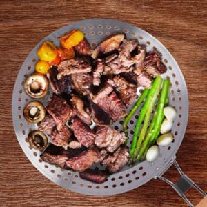 직화구이 후라이팬 캠핑팬 타공프라이팬