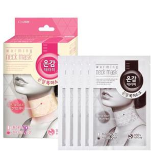 온열목마스크 온감테라피 온열 목 마스크 5매