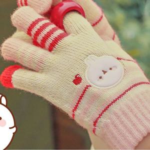 몰랑 몰랑이 하트 기모 터치장갑 ML0016