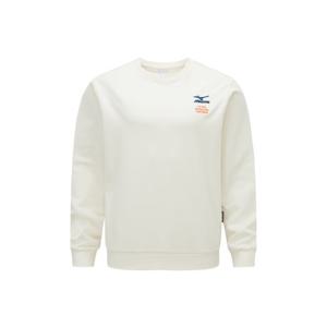 [미즈노(스포츠)]남여공용 부드러운 촉감의 면폴리 혼방 베이직 맨투맨 32YC402146