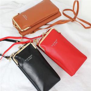 블루마운트 W6609 심플 지갑형 미니크로스백 여자가방