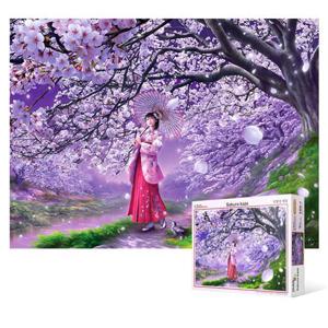 퍼즐 150피스 직소퍼즐 - 사쿠라의 바람