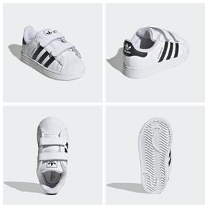 아디다스키즈 JI3990 슈퍼스타 2 벨크로 스니커즈 등원 운동화 HMDK