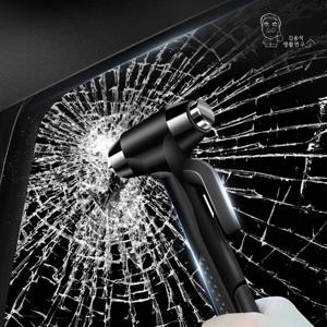 모던블랙 비상탈출 캠핑 차량 유리파손 해머 망치