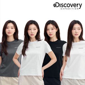 [디스커버리] 25SS 신상/여성/레귤러핏/냉감소재/프레시벤트 덴버 반팔티셔츠 DWRS74053