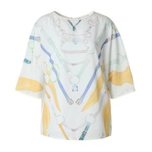 [엠씨]라운드오부소매 티 블라우스 C32B167