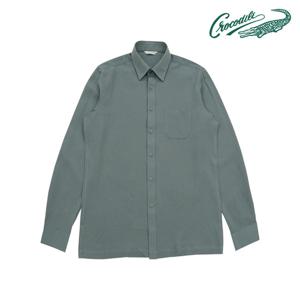 [크로커다일] 솔리드 써커 긴팔 남방 CDAABWS9417