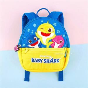 핑크퐁 아기상어가족 미아방지 배낭-블루