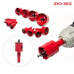 바이메탈 홀쏘 28mm 1EA/목재 철판 플라스틱 천공 타공 기리 보링 전동드릴 홀커터 홀카타 홀컷터 아바일체형 목공홀쏘