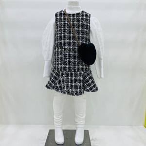 [리틀밥독]블랙트위드O/P H244MOP03_JK