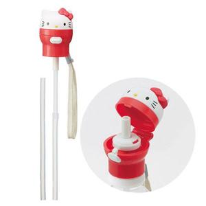 헬로키티 얼굴 빨대캡 휴대케이스