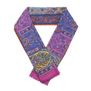 에트로  머플러 1000745440650 페이즐리 프린트 캐시미어