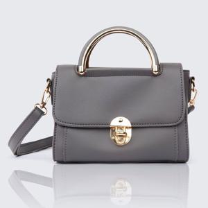 여성 미니 사첼백 도시적인 여자 가방 핸드백 -그레이